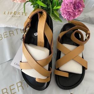 Liberte Leather Bronte Sandals